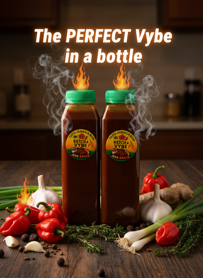 SPICY KETCH A VYBE JERK SAUCE
