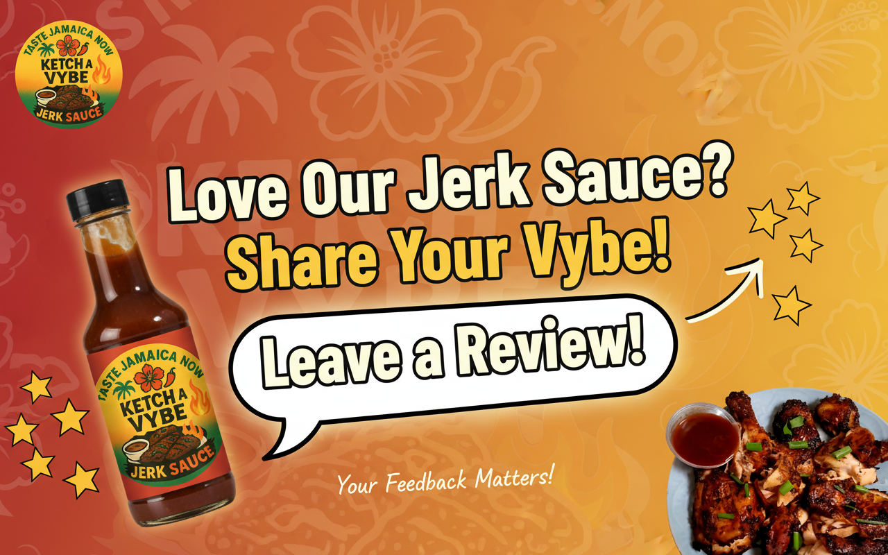 KETCH A VYBE JERK SAUCE Review Banner